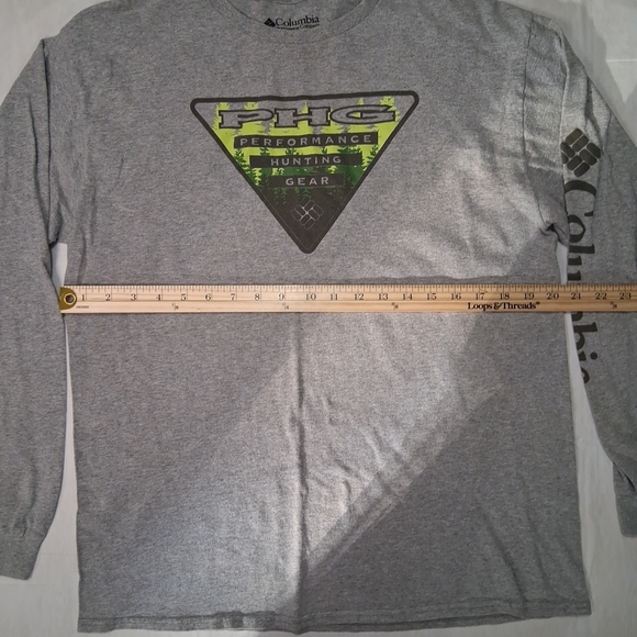 Columbia Gray Kids Long Sleeve Shirt - Picture 4 of 7